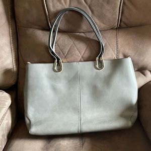 Nice grey laptop bag.
